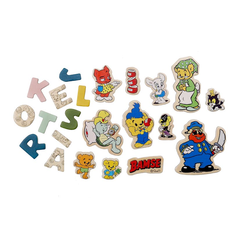 Bamse, Magnetsiffror+Figurer