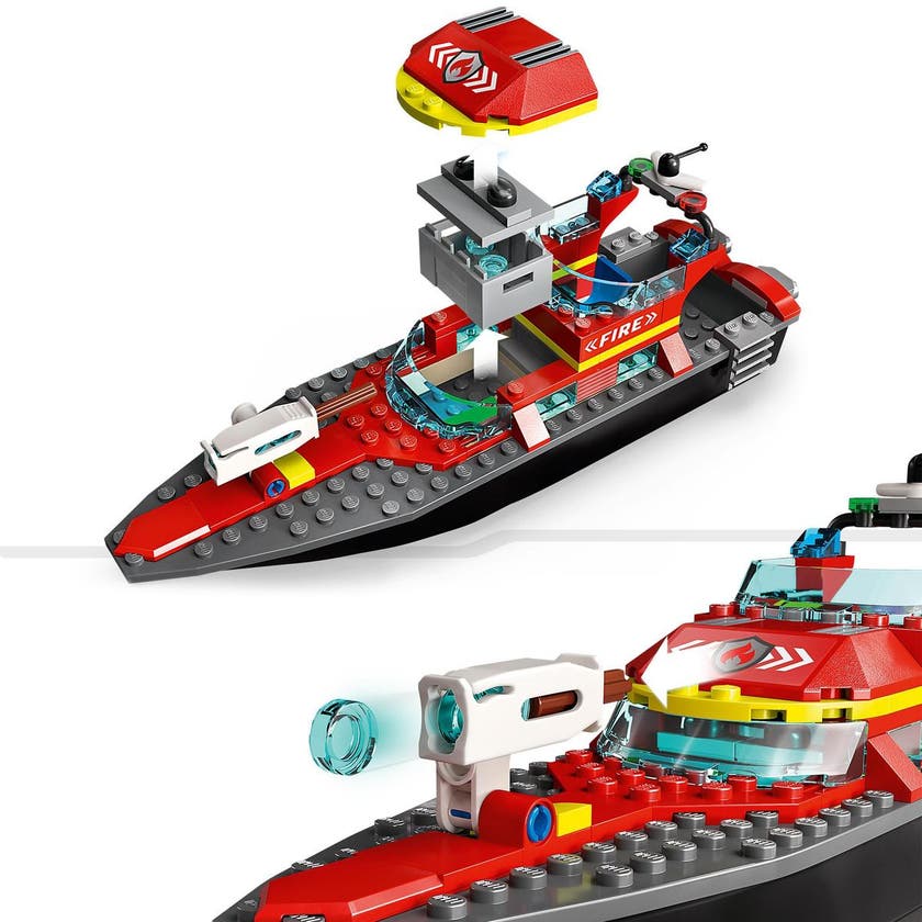 LEGO City 60373, Brandräddningsbåt