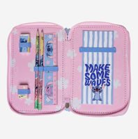 Stitch, Dubbelt Pennfodral med Innehåll