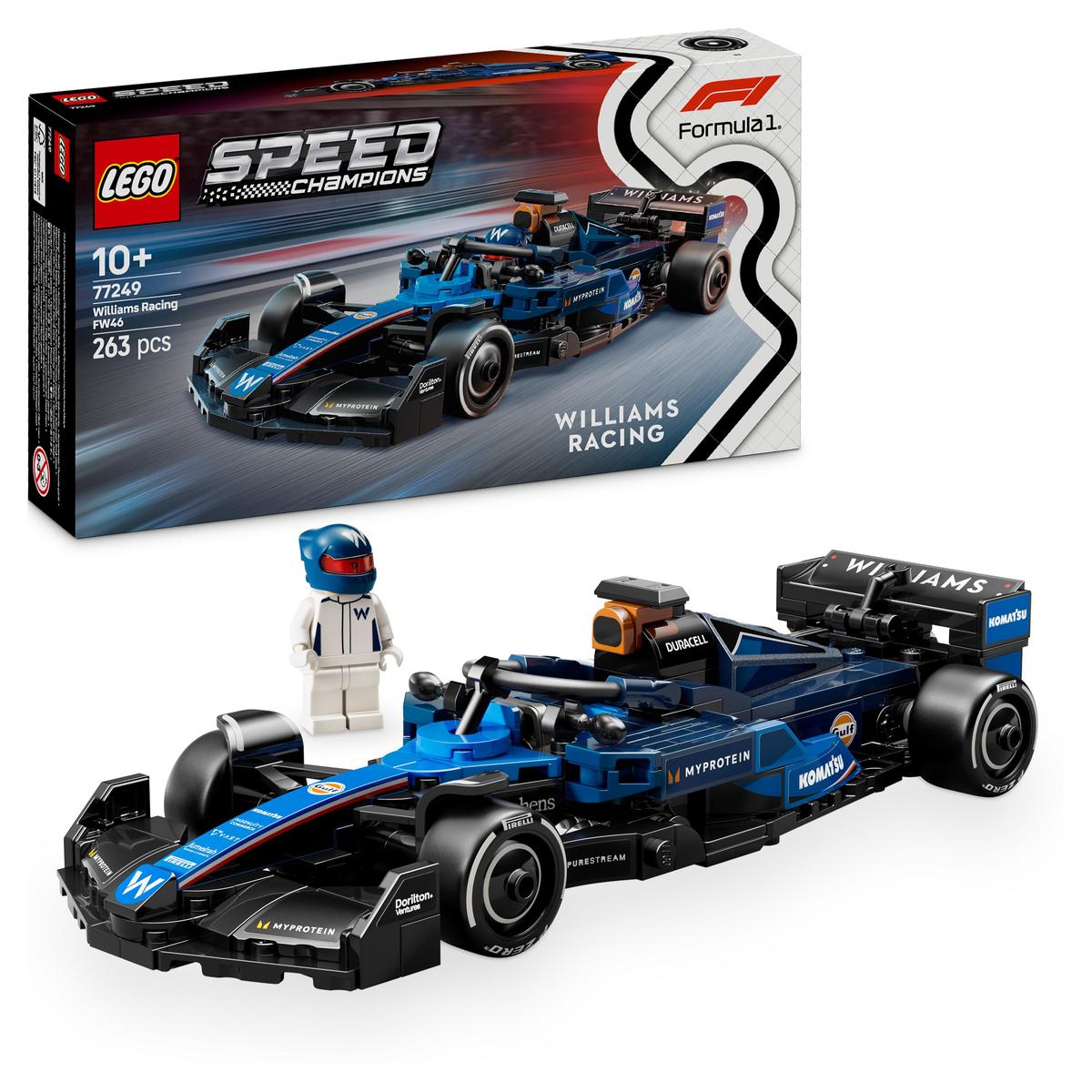LEGO Speed Champions 77249, Williams Racing FW46 F1® Race Car