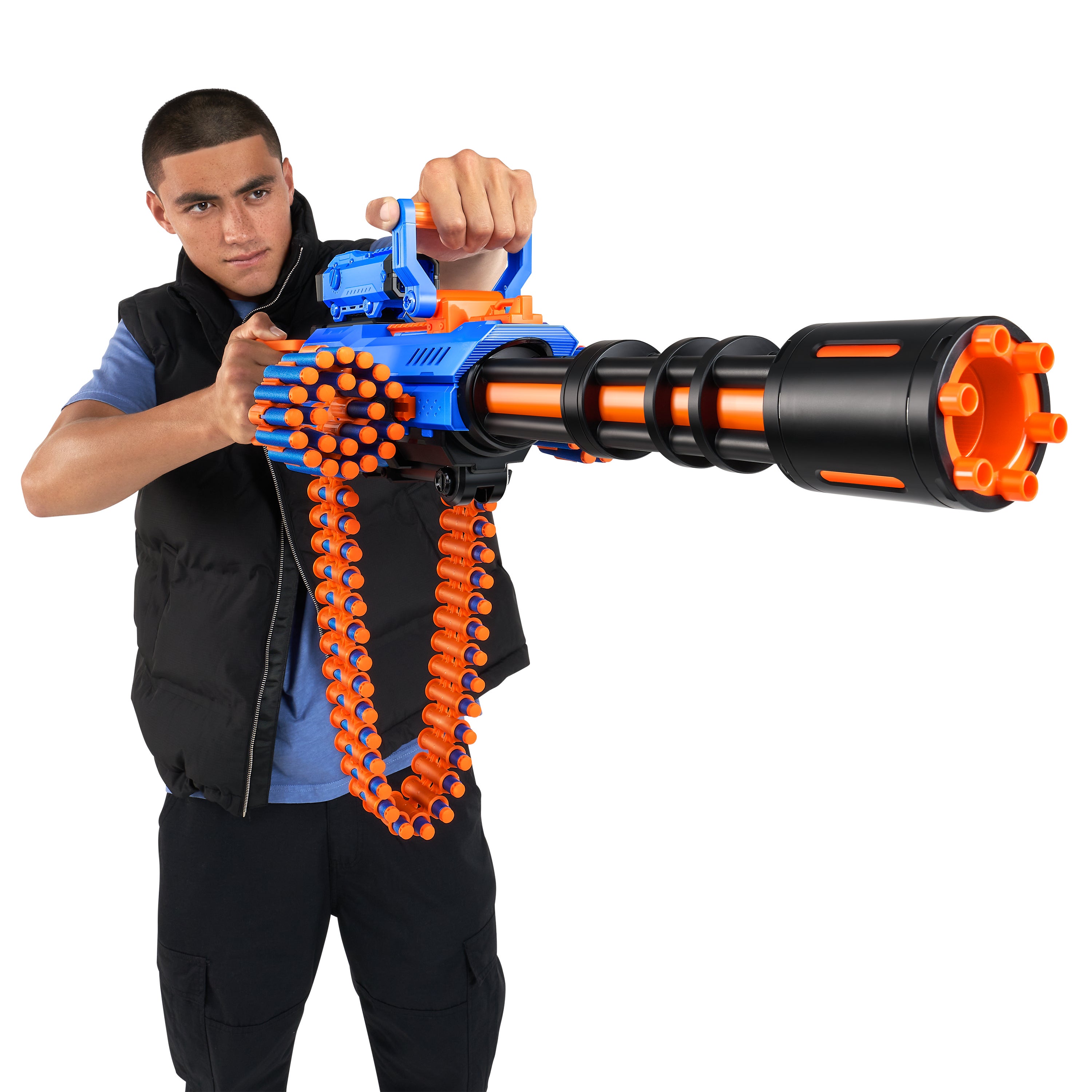 XSHOT Insanity Motorized Rage Fire Gatlin Gun with tripod