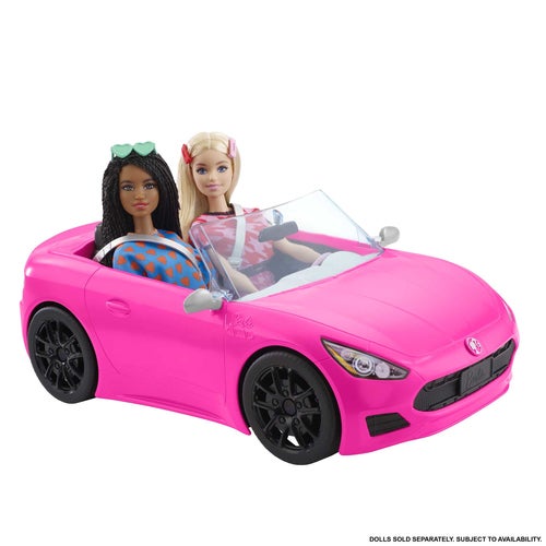 Barbie Rosa Cabriolet med rullande hjul