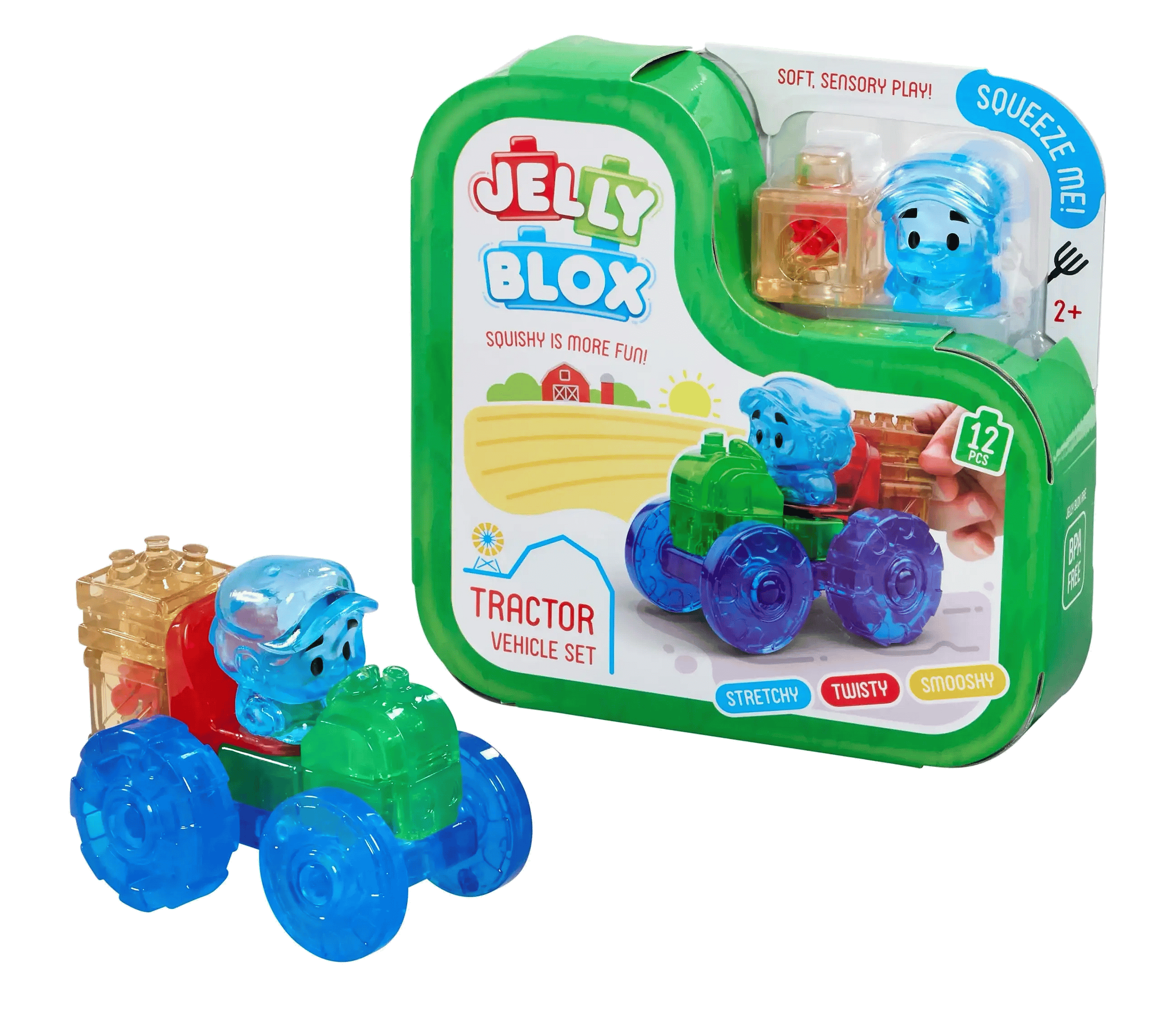 Jelly Blox Traktor Set för små barn