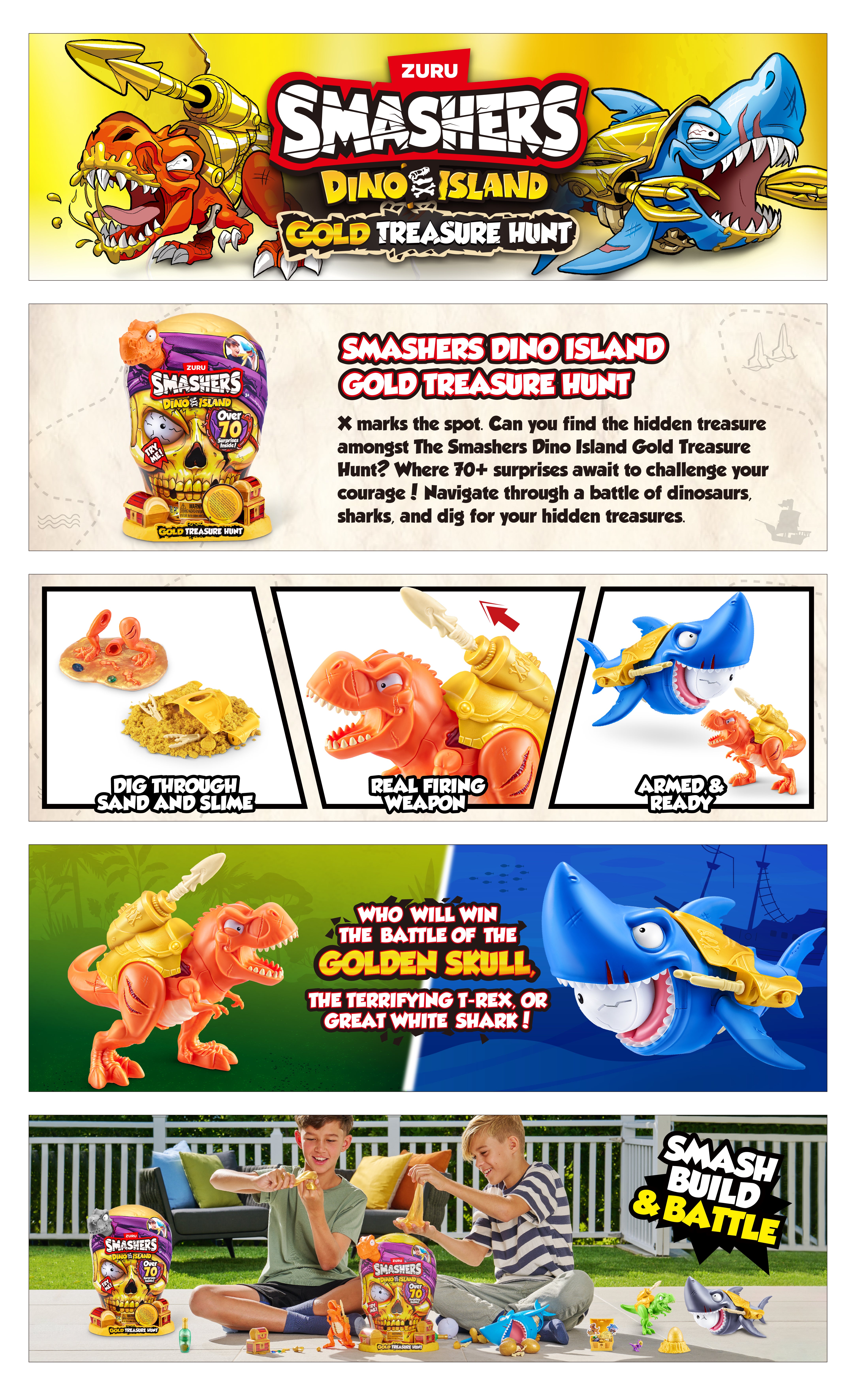 Smashers, Gold Treasure Hunt S1