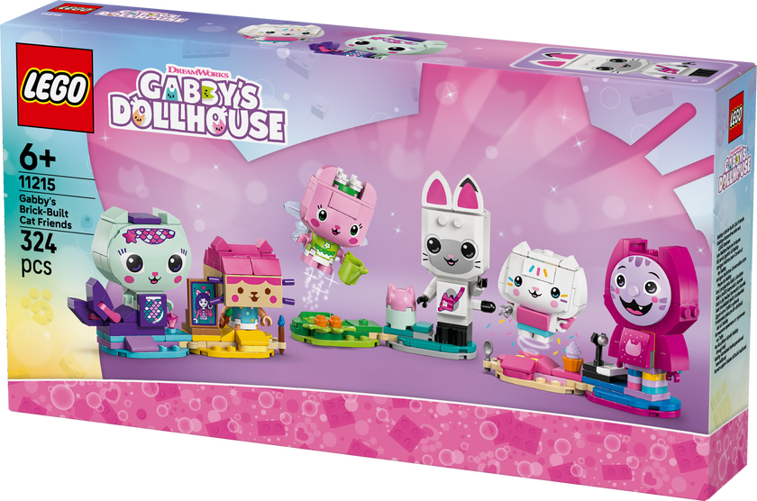 LEGO® Gabby’s Dollhouse Gabbys klossbyggda kattvänner 11215
