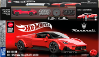 Mattel Brick Shop Hot Wheels Maserati MC20-byggsats