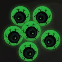 Halloween eyeballs glow in the dark 12 pcs/box
