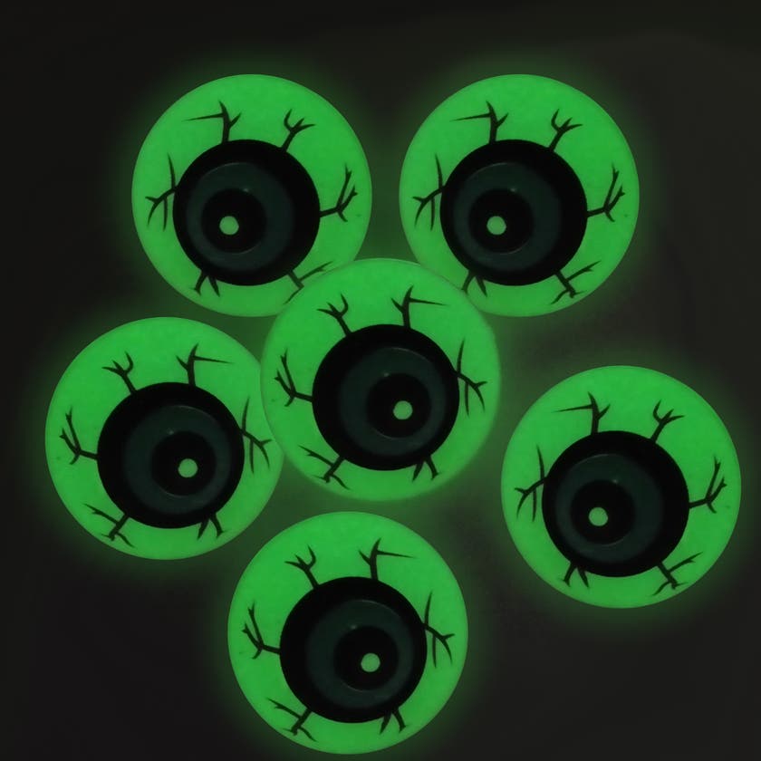 Halloween eyeballs glow in the dark 12 pcs/box