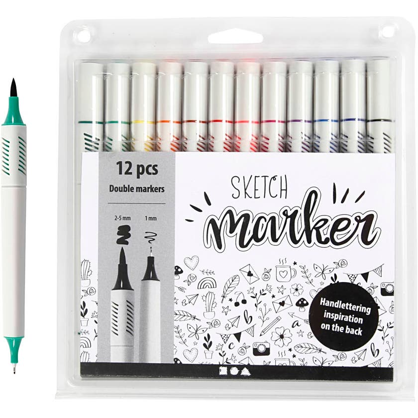 Sketch Marker, standardfärger