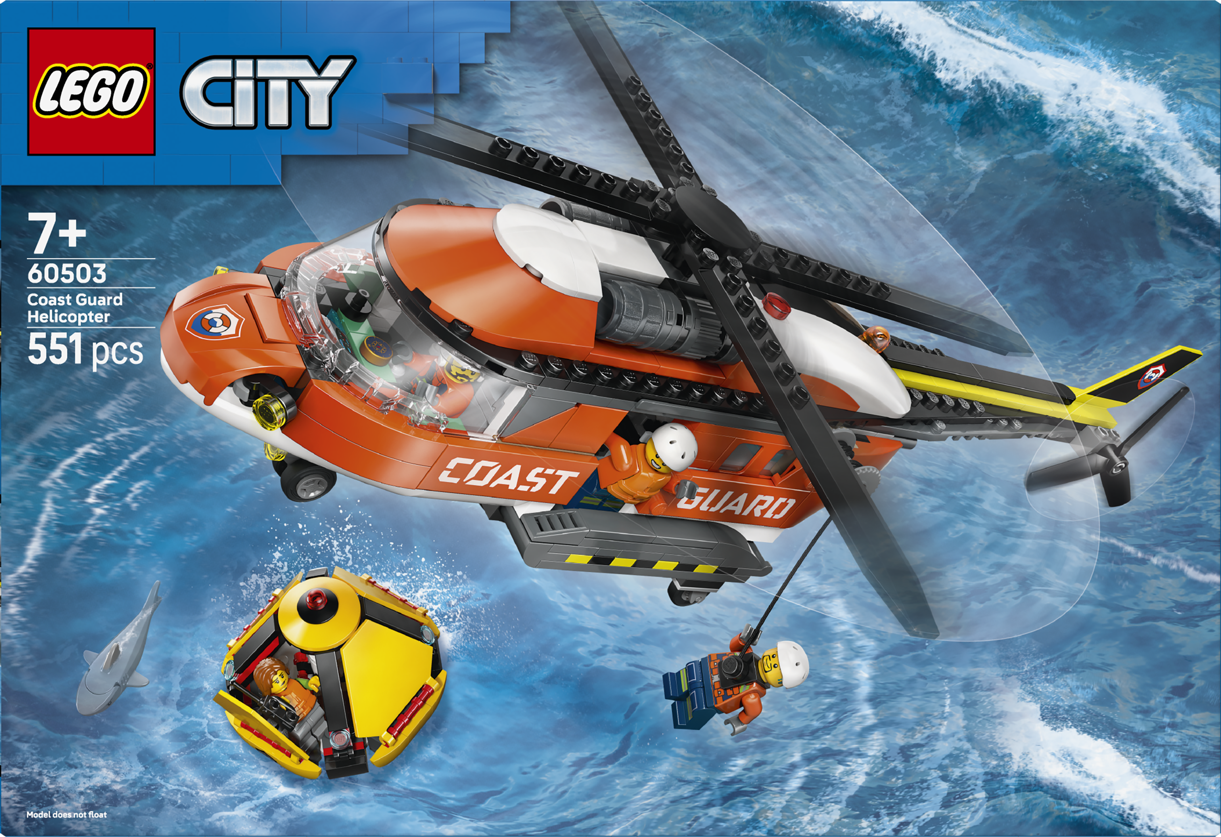 LEGO® City Kustbevakningens helikopter, Bygg- och lekset 60503