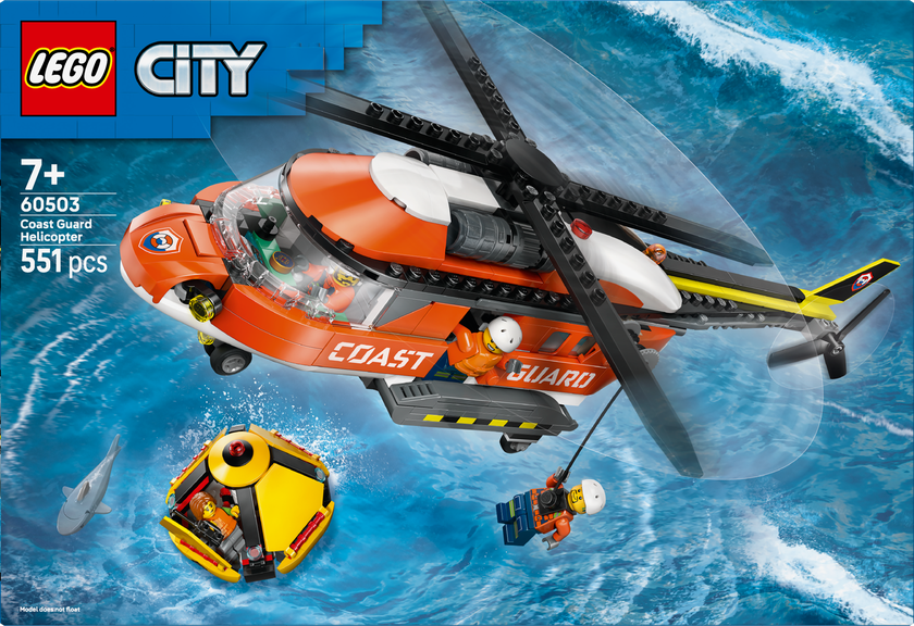 LEGO® City Kustbevakningens helikopter, Bygg- och lekset 60503