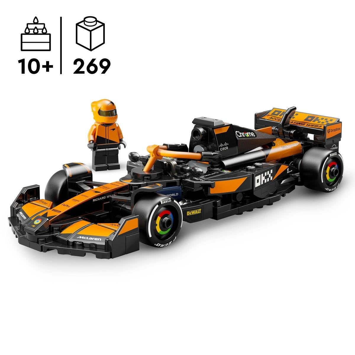 LEGO Speed Champions 77251, McLaren F1® Team MCL38 Race Car