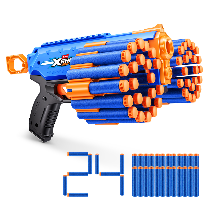 XSHOT Insanity Manic Blaster med 24 pilar