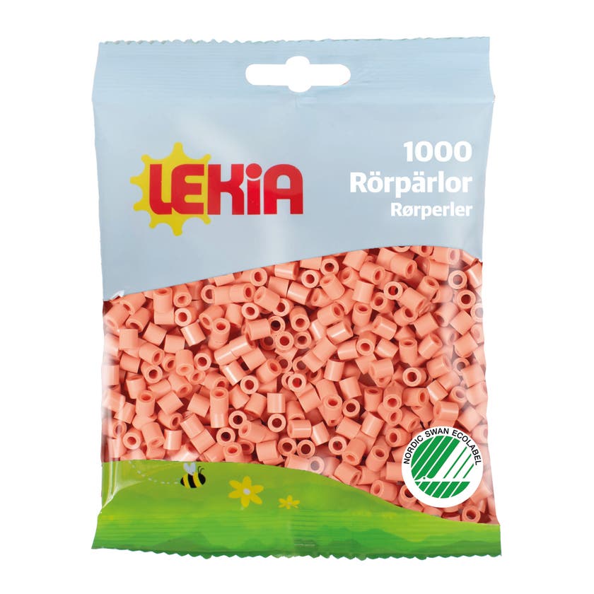 Rörpärlor 1000 st Gammelrosa