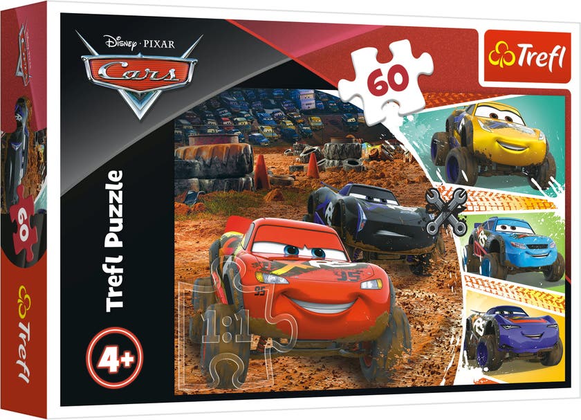 Trefl Disney Cars 3 pussel 60 bitar