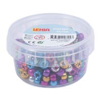 Pärlburk kongo mixade färger metall