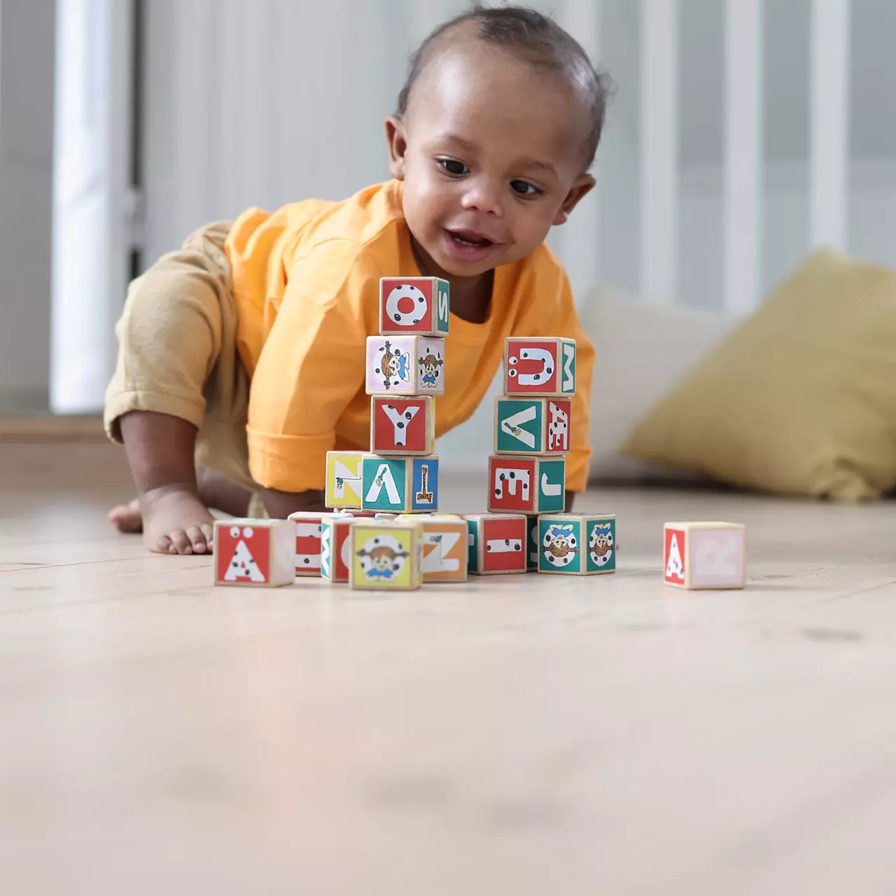 Pippi Bokstavsklossar 36 St