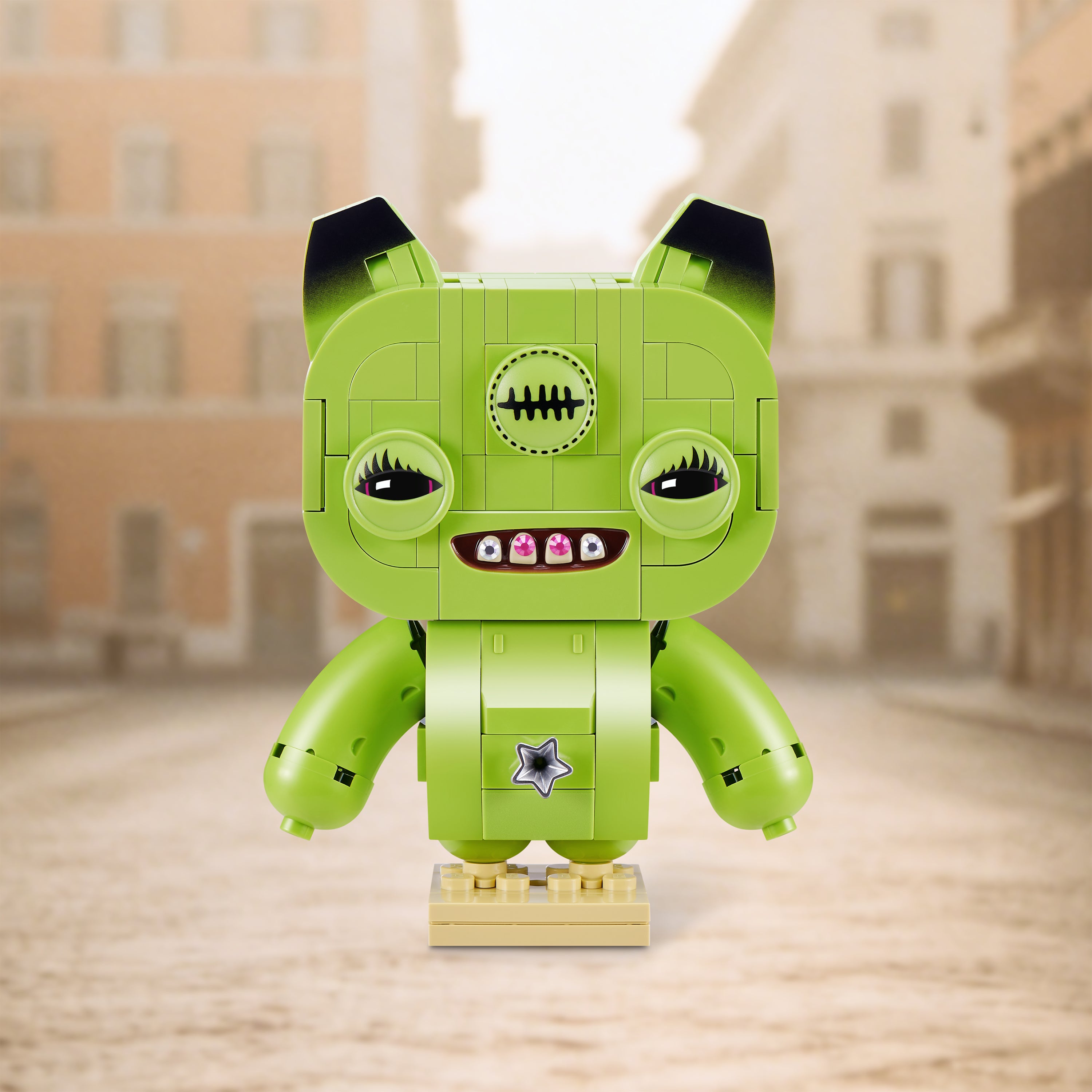 MAX Fuggler Baddies Annoyed Alien Neon Green