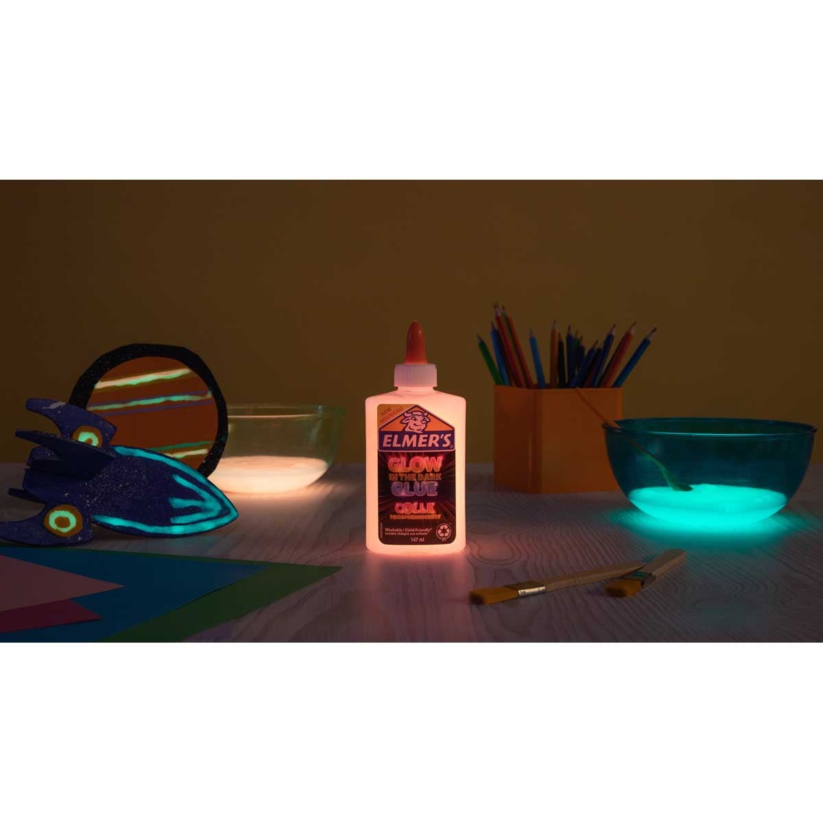 Elmer's 147 ml Glow in the Dark Liquid Glue | Elmers - Lekia.se