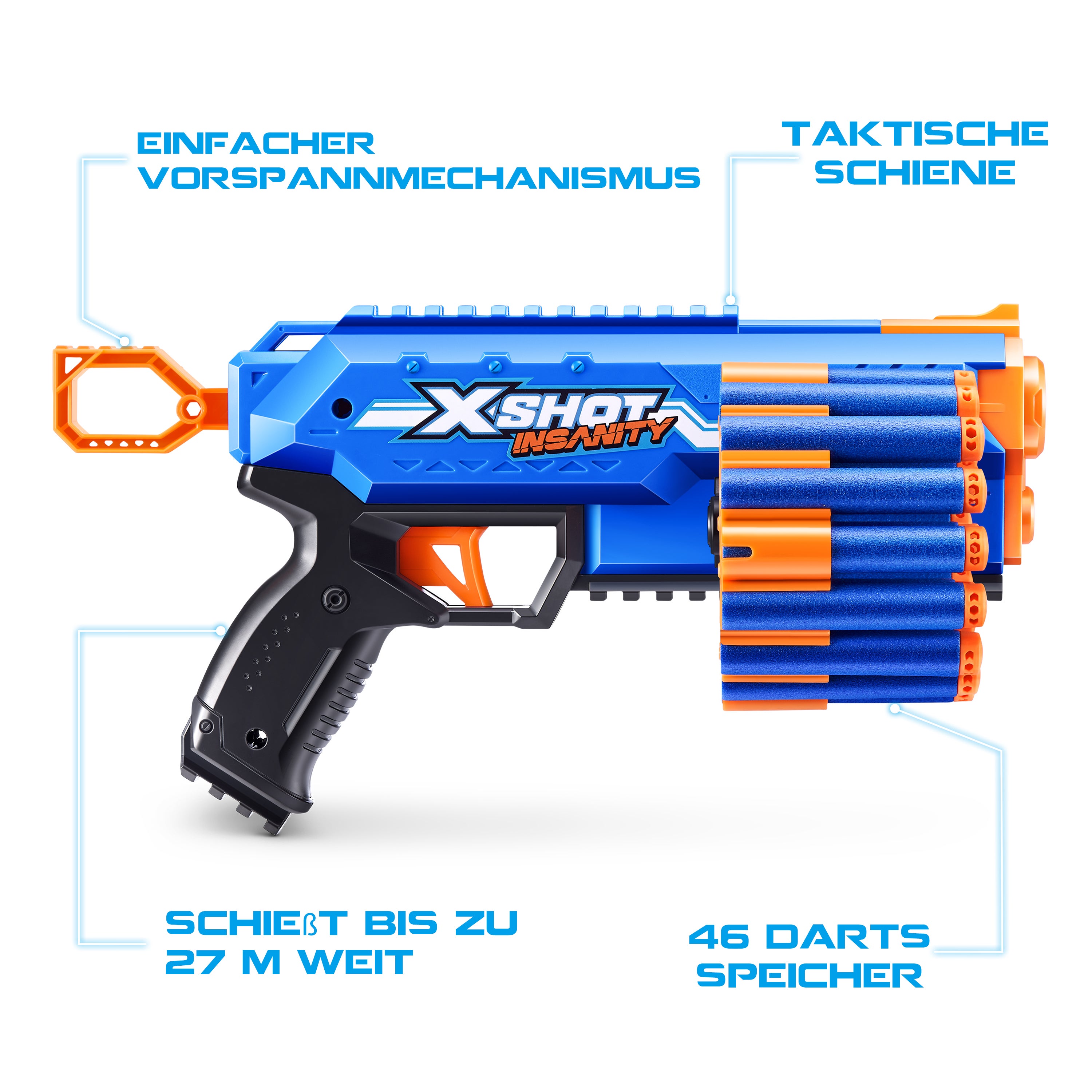 X-SHOT Insanity Mix Combo Blaster Set
