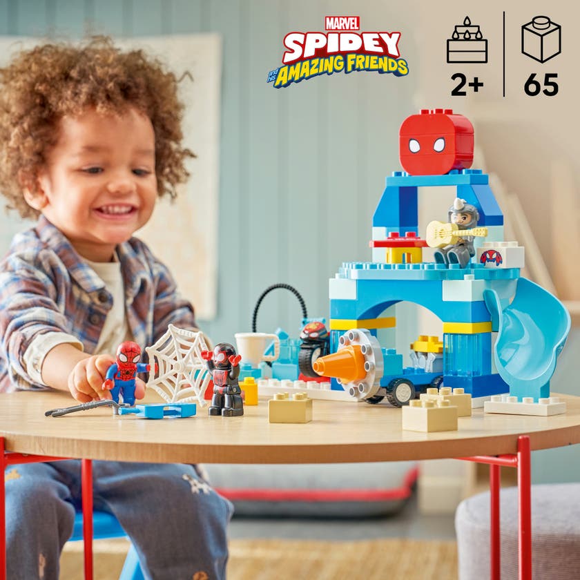 LEGO® DUPLO® │ Marvel Team Spideys nätkvarter 10464