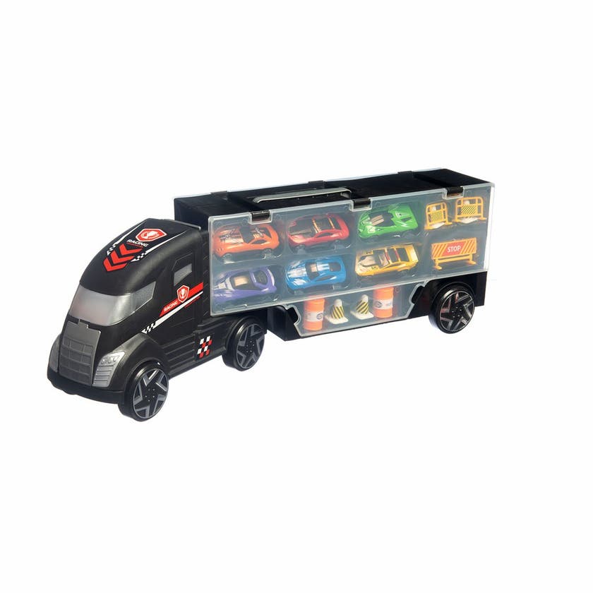 Motor Lab, Truck med 6 bilar och tillbehör