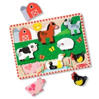 Melissa & Doug träpussel bondgård 8 delar
