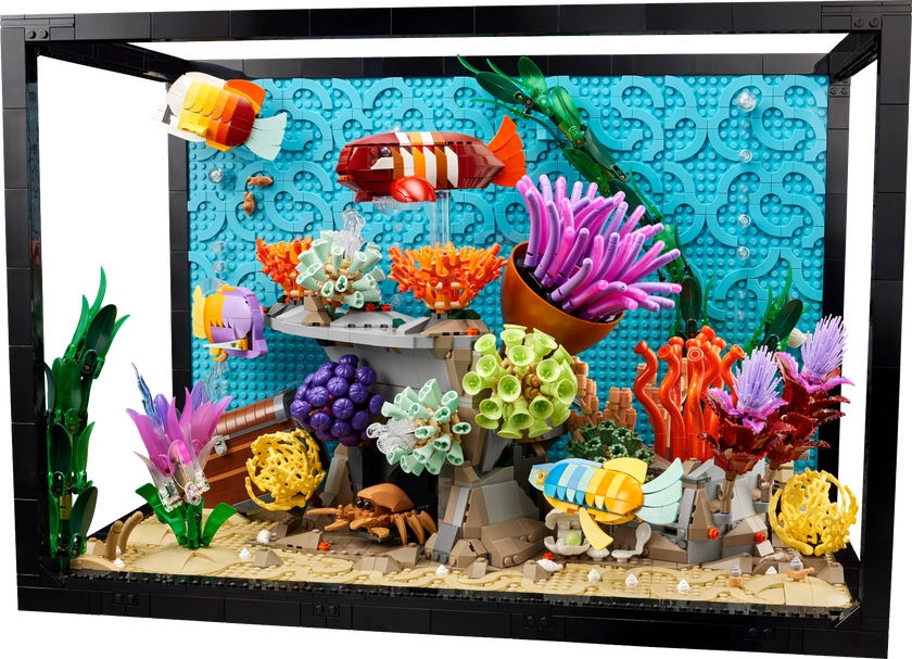 LEGO® Icons Tropiskt akvarium, Byggset med prydnadsakvarium för vuxna 10366