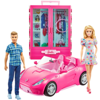Barbie & Ken Car and Closet Gift Set