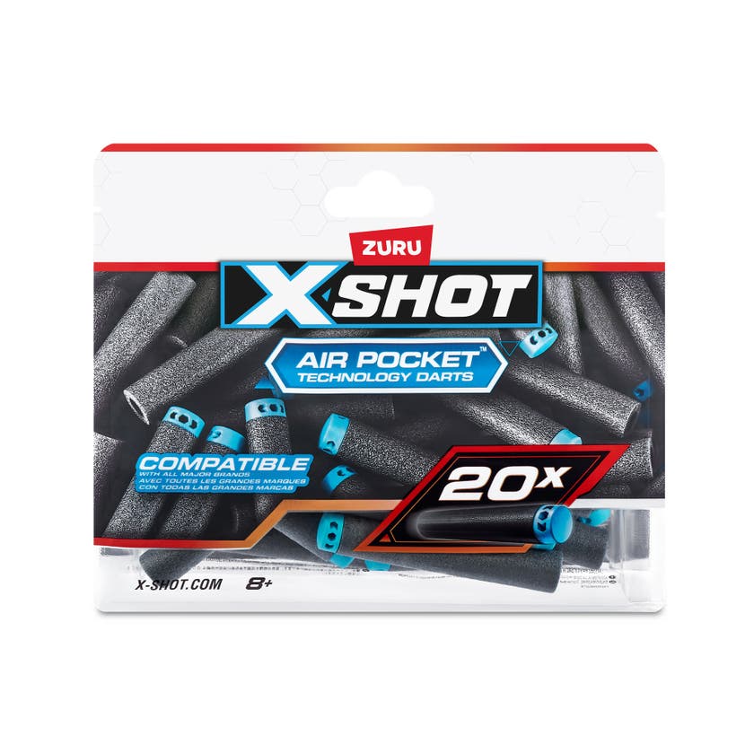 XSHOT Excel 20PK Refill Darts Foilbag