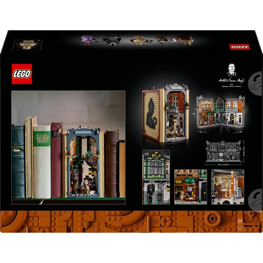 LEGO Icons 10351, Sherlock Holmes: Bokvrå
