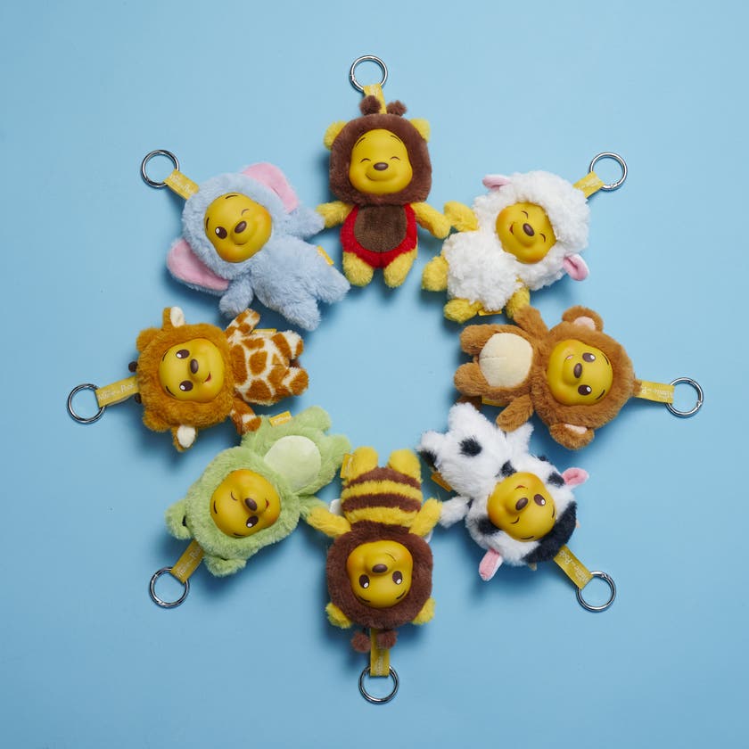 Disney YuYus nyckelring Mystery Plush Nalle Puh 12 cm