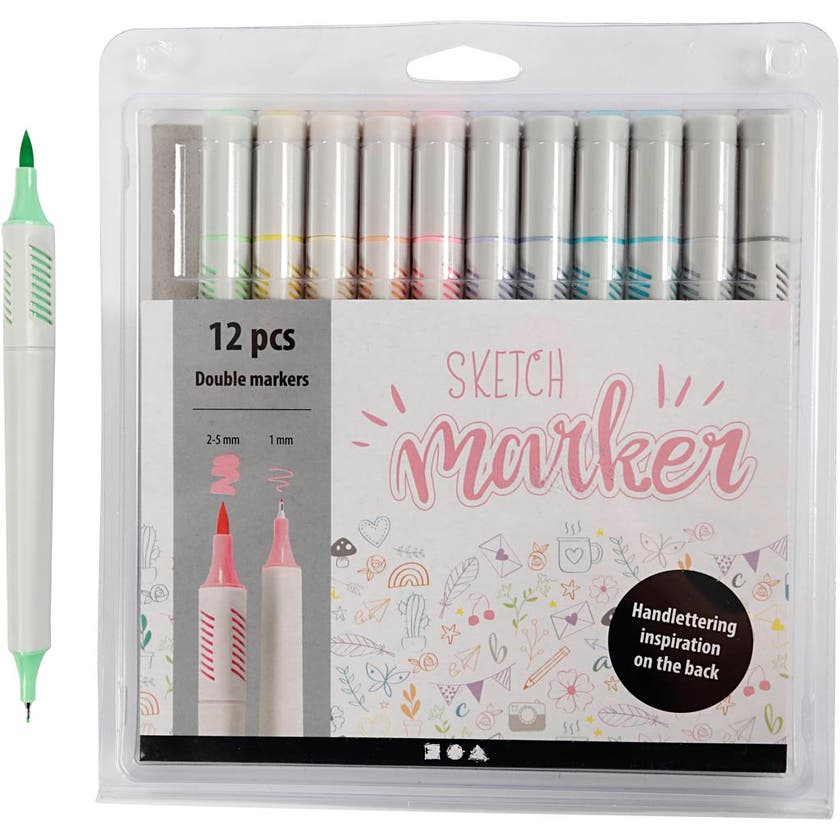 Sketch Marker, pastellfärger
