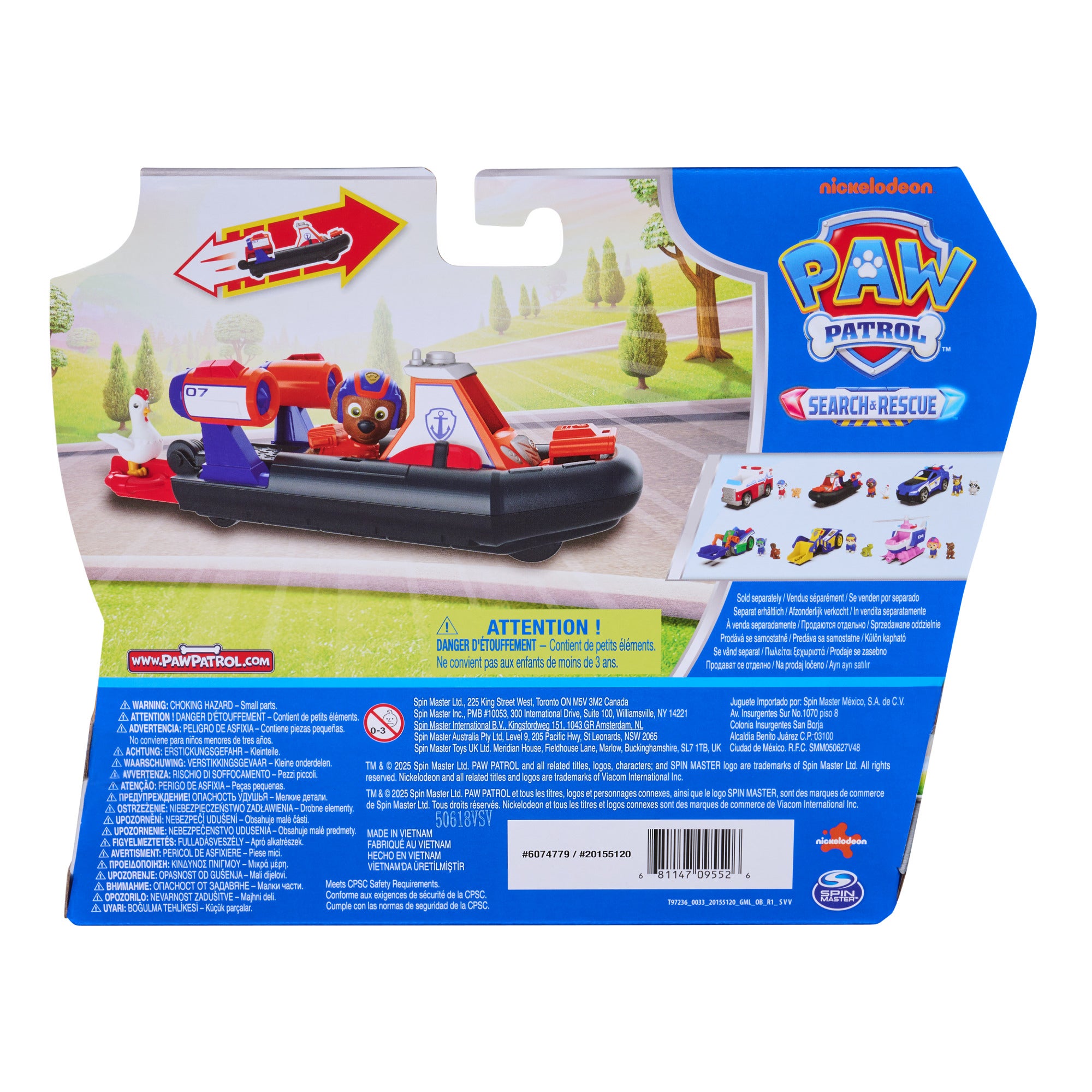 Paw Patrol Search & Rescue Themed Vehicle Zuma