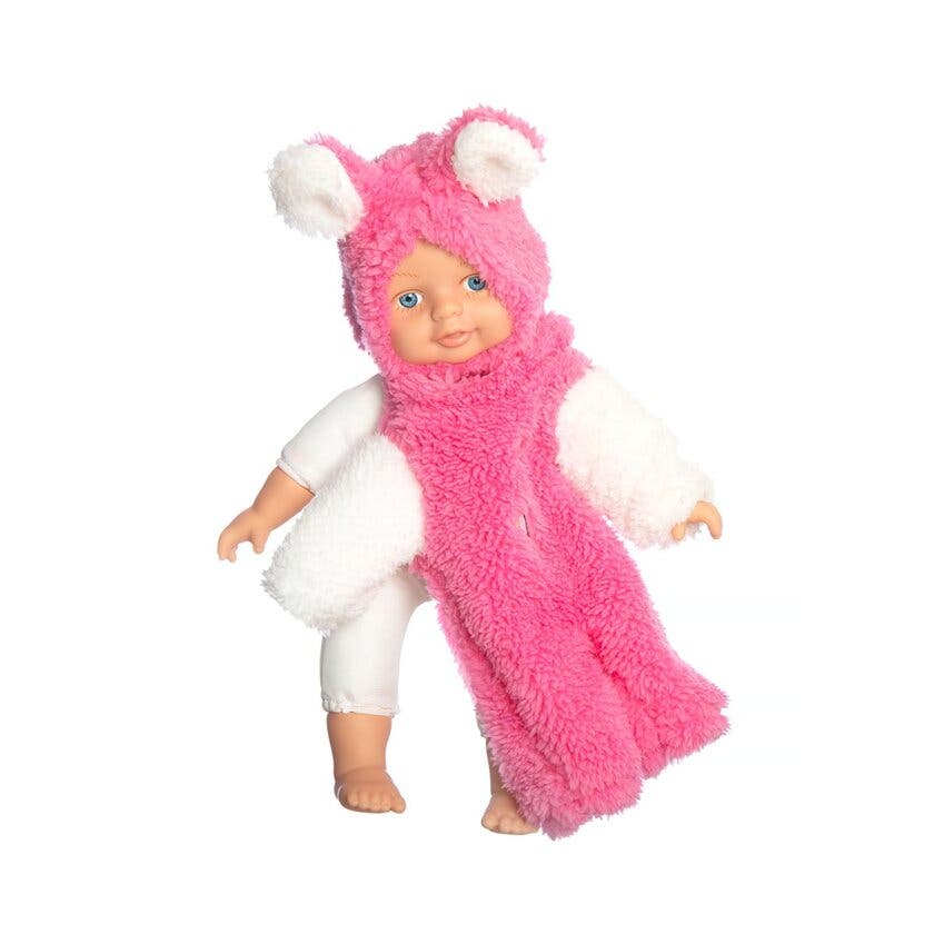 Humble&Heart, Alisa 30cm i rosa djurdräkt