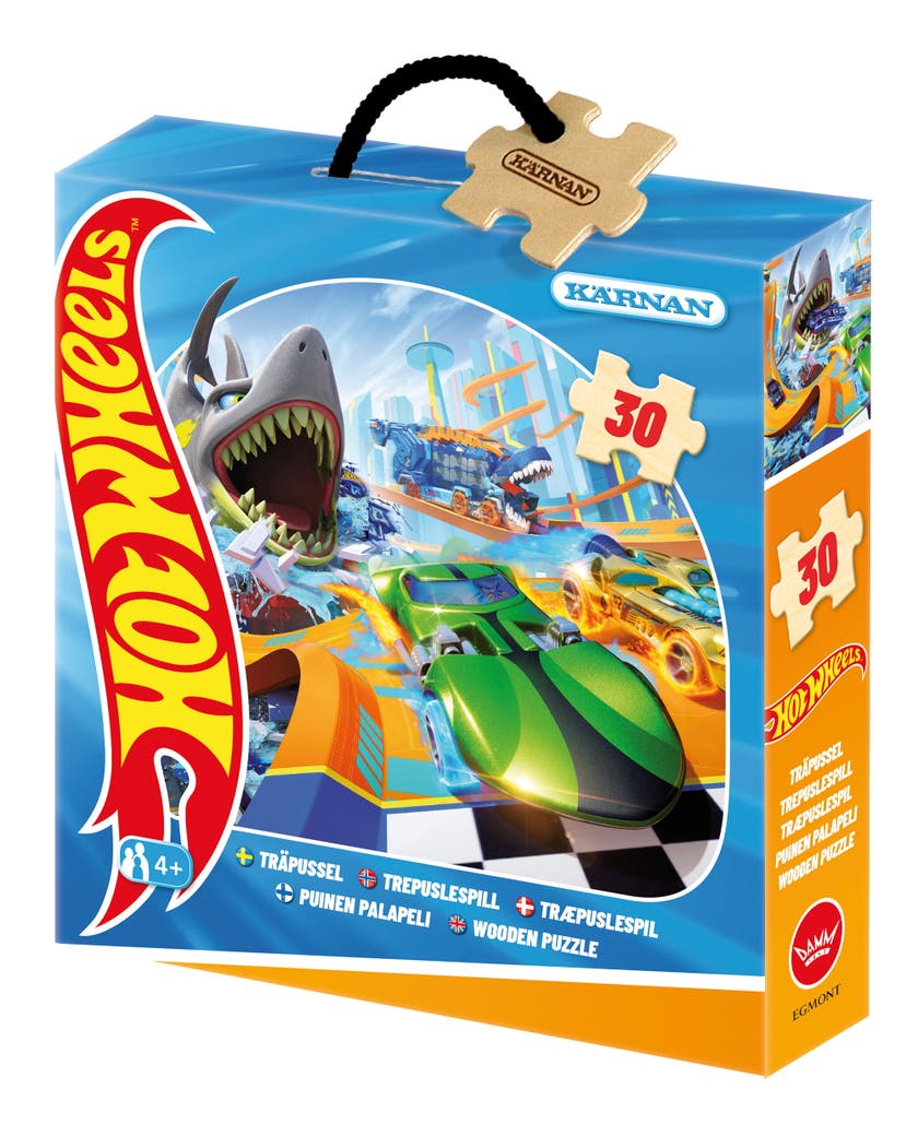 Hot Wheels Träpussel 30 delar