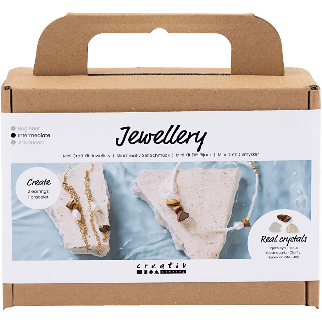 Mini DIY Kit smycken, Halsband och örhängen med kr
