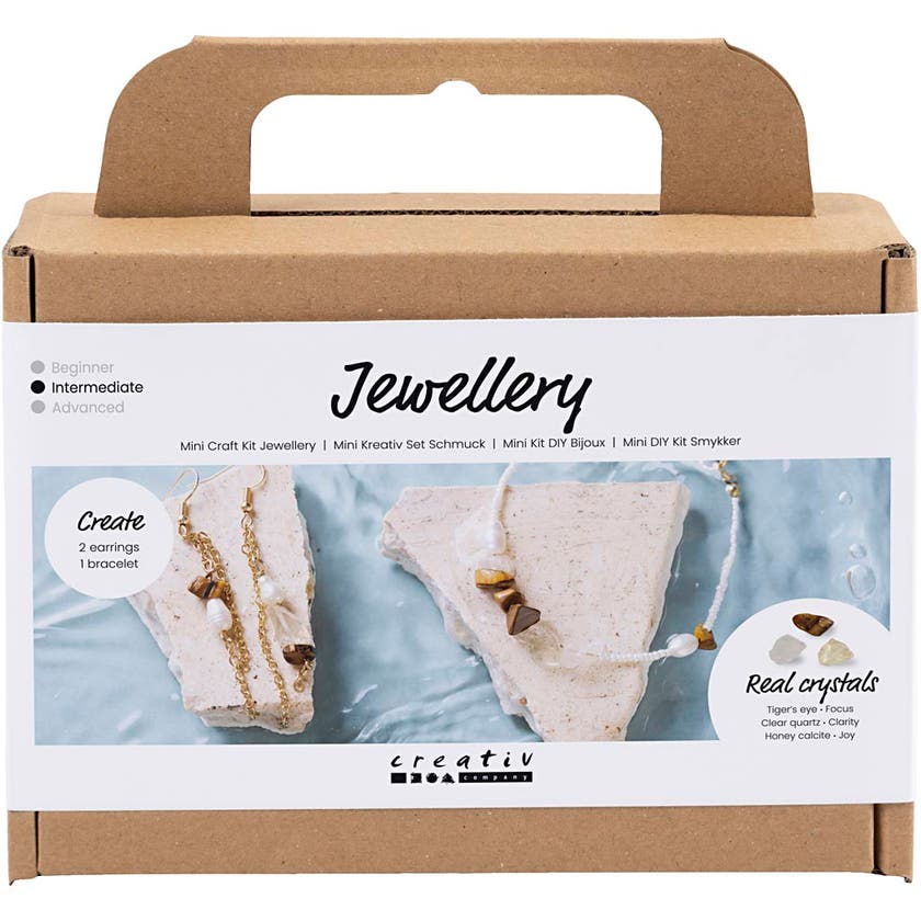 Mini DIY Kit smycken, Halsband och örhängen med kr