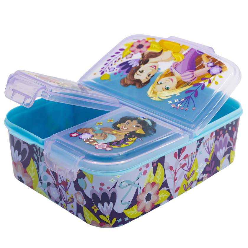 DISNEY PRINCESS, Lunchlåda med flera fack, 18x13 cm