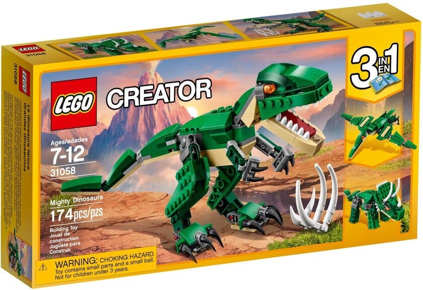 LEGO Creator 31058, Mäktiga dinosaurier