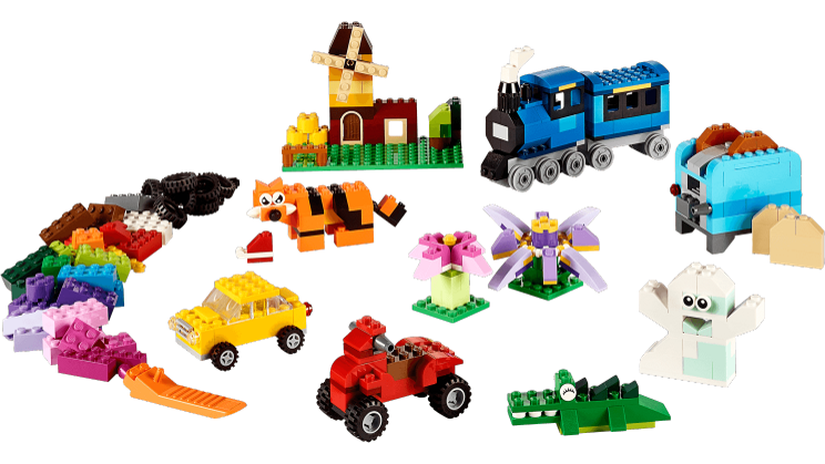 LEGO Classic 10696, Fantasiklosslåda mellan