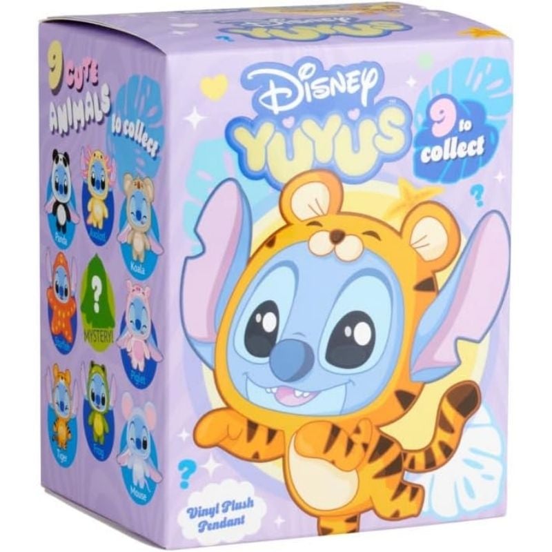Disney YuYus Stitch Mystery Plush nyckelring 12 cm
