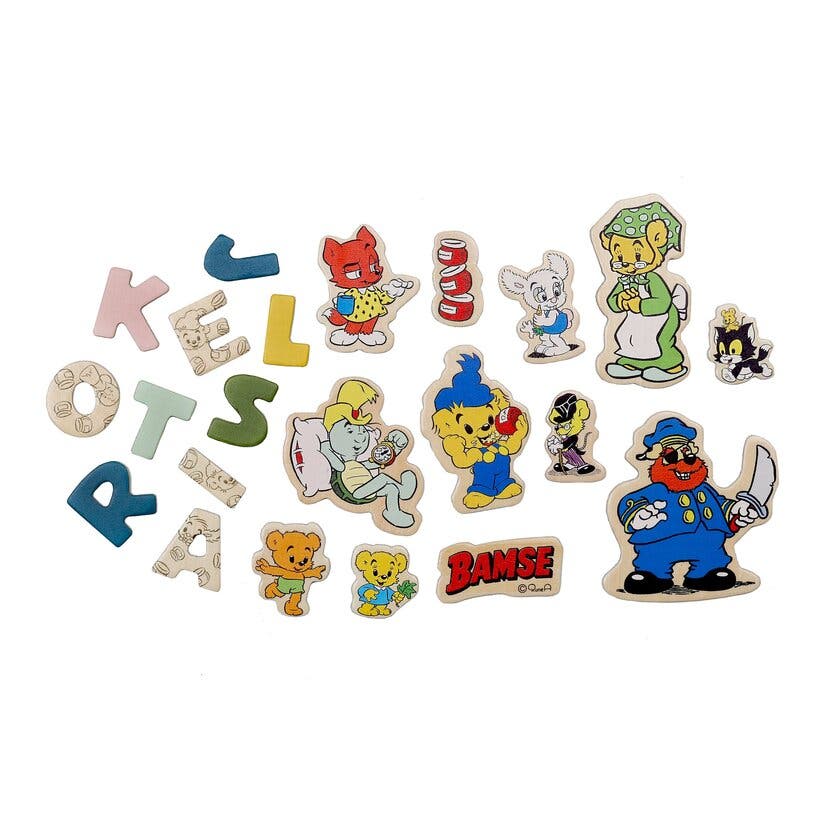 Bamse, Magnetsiffror+Figurer