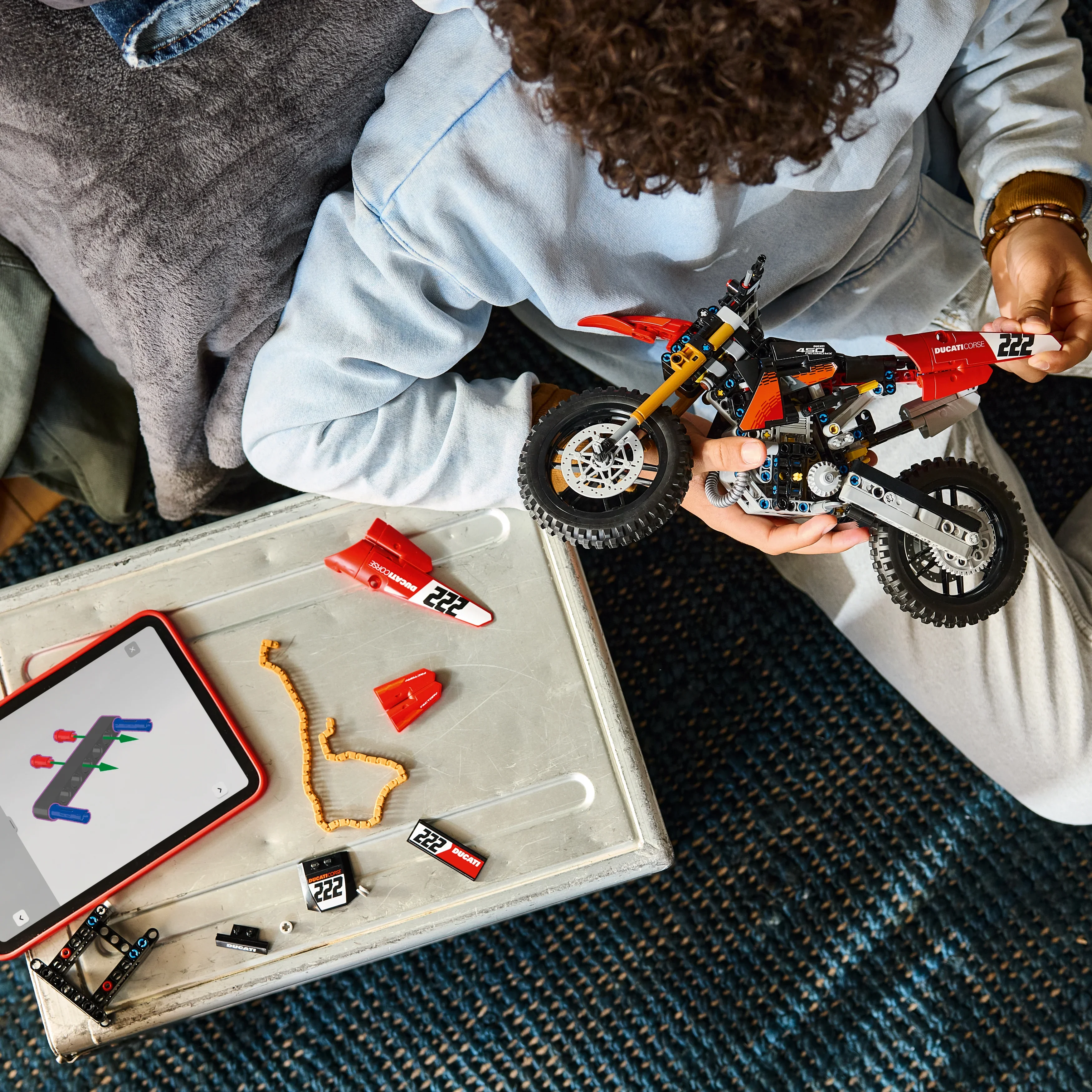LEGO® Ducati Desmo450 MX Factory Motorcykel 42238