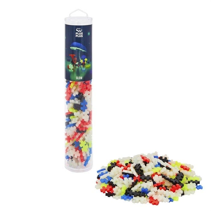 Plus-Plus, Glowmix Tube / 240 pcs.