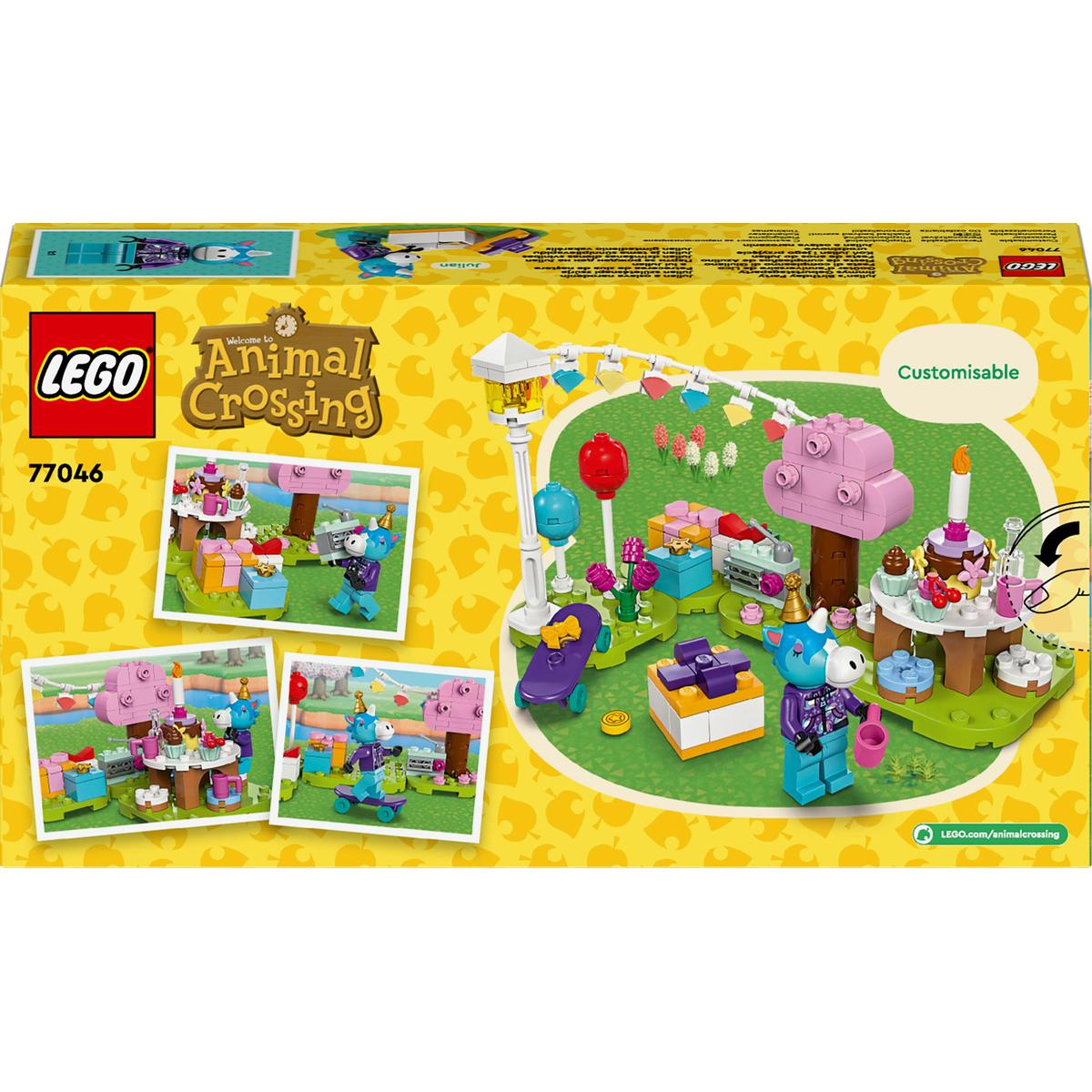 LEGO Animal Crossing 77046, Födelsedagskalas hos Julian
