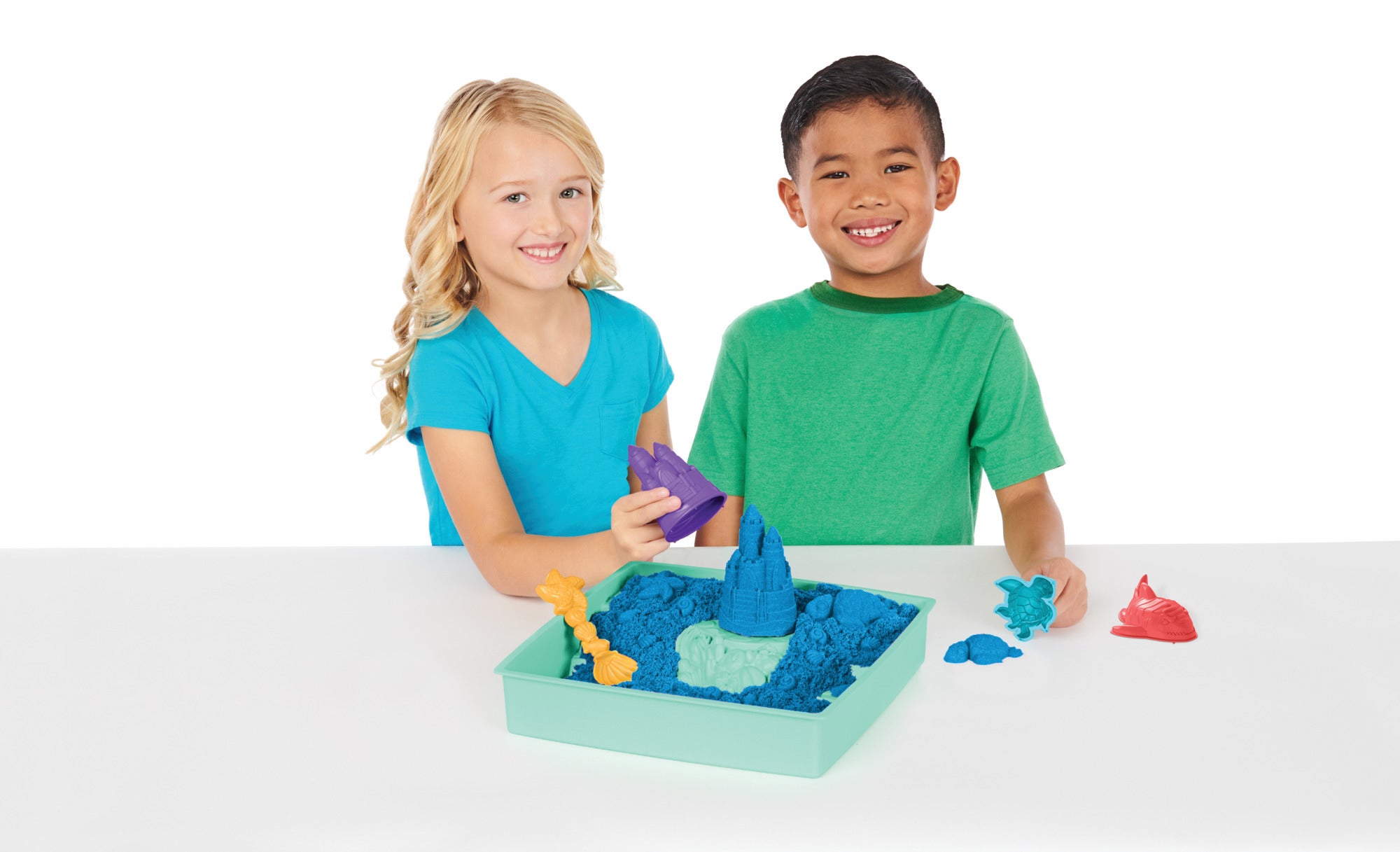 Kinetic Sand, Sandbox Set – blå
