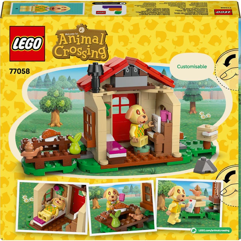 LEGO Animal Crossing 77058, Det mysiga huset där Goldie bor
