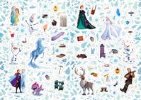 Målarbok Disney Frost med klistermärken