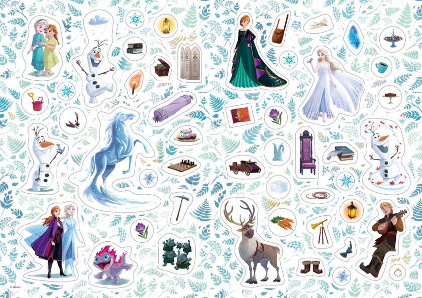 Målarbok Disney Frost med klistermärken